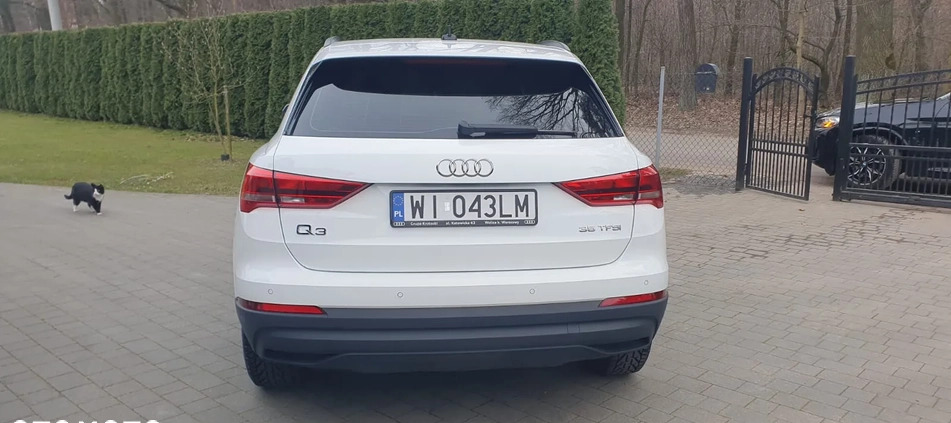 Audi Q3 cena 124900 przebieg: 26500, rok produkcji 2021 z Siedlce małe 37